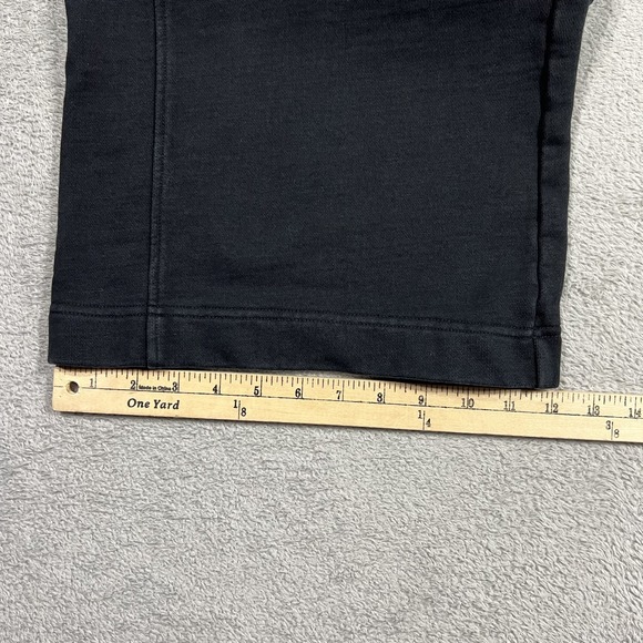COS Sweatpants Womens Small Black Wide Leg Sweats Lounge Relaxed Cropped Casual - Picture 3 of 12